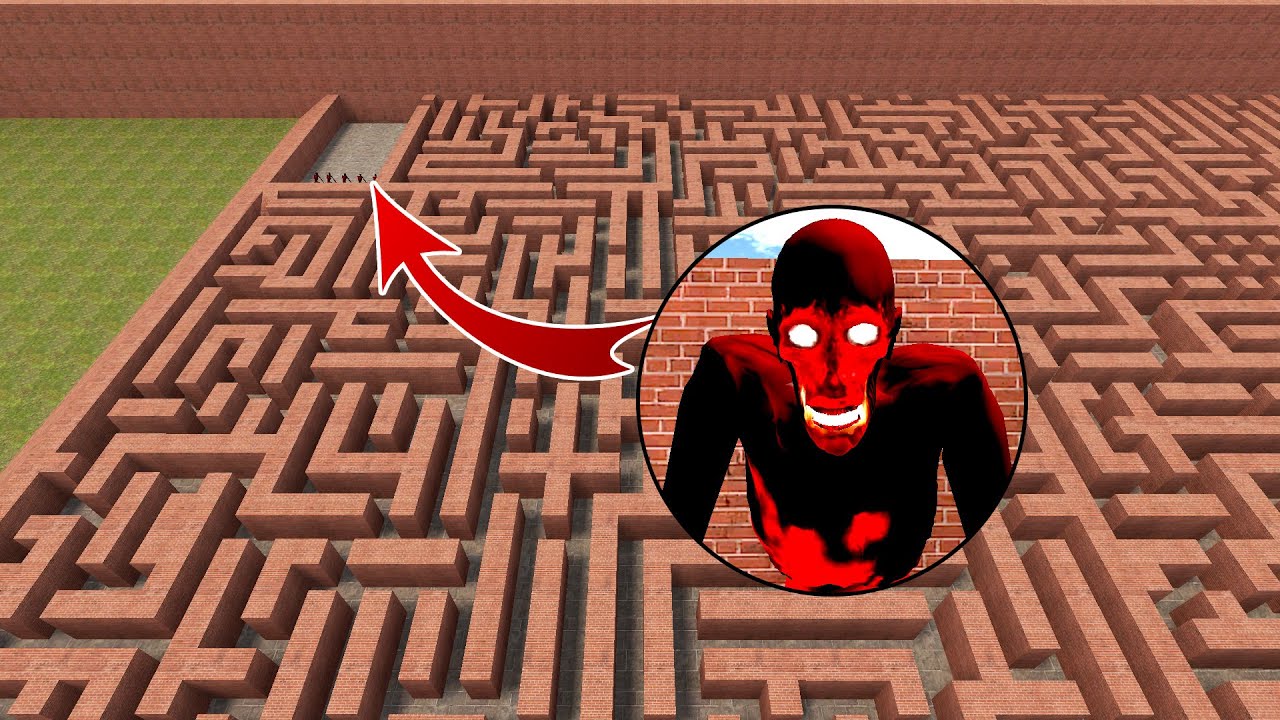 SCP-096's DEADLY Maze Challenge in Garry's Mod #130