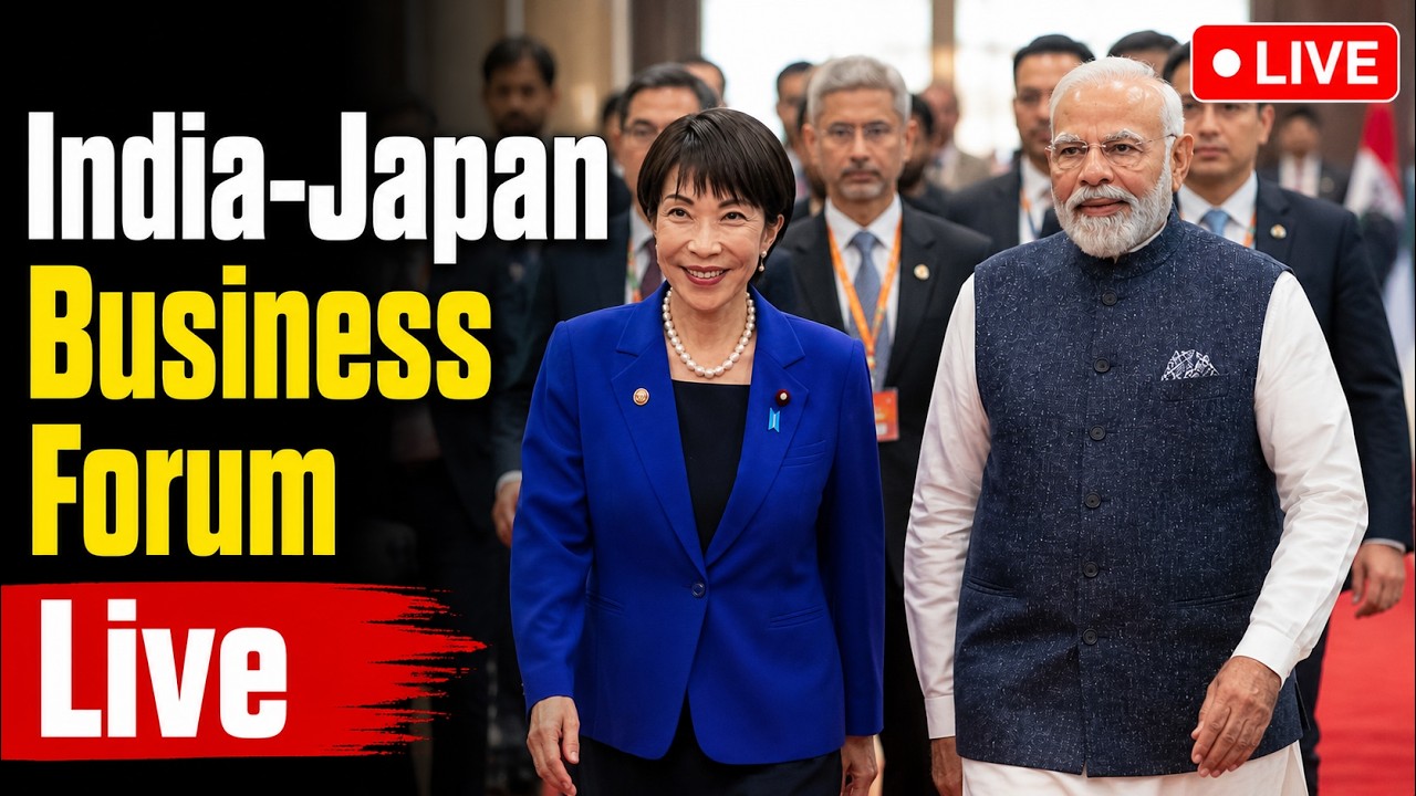 LIVE: PM Modi, Japan PM Sanae Takaichi Attend India-Japan Business Forum | New Delhi LIVE
