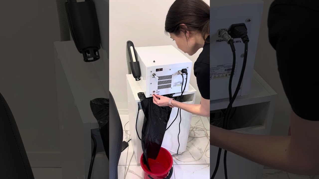 Меняем дистиллированную воду в неодимовом лазере medhitech qs3000