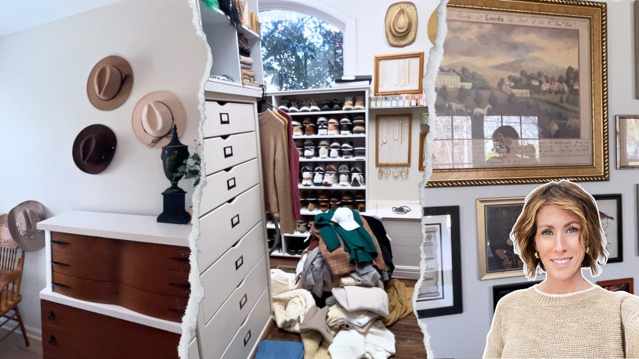 ORGANIZING MY MESSY CLOSET | GIVING MY HOUSE A RESET | PROGRESS ON THE VRBO | MESSY HOUSE CLEANUP
