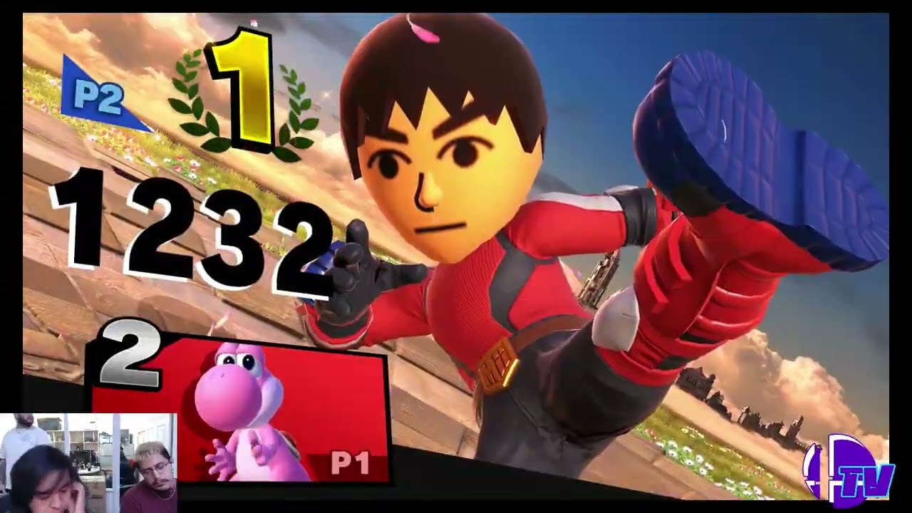 Shark Tank # 187 Winners Round 1 - Guido (Yoshi) Vs. Pair (Mii Brawler) - SSBU Tournament