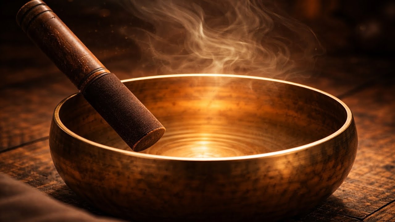 ASMR From Inside a Tibetan Singing Bowl 🧘‍♂️Deep Resonance & Sleep sounds (No Talking)