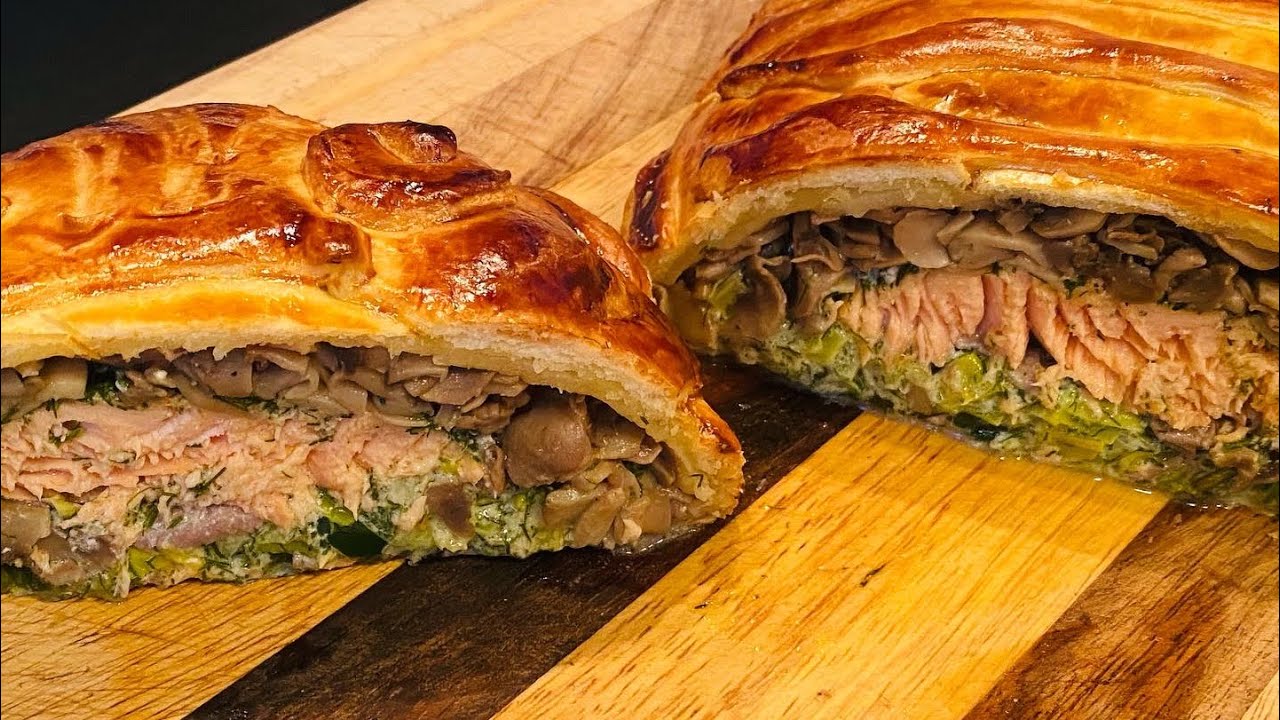 Saumon Wellington de Noël