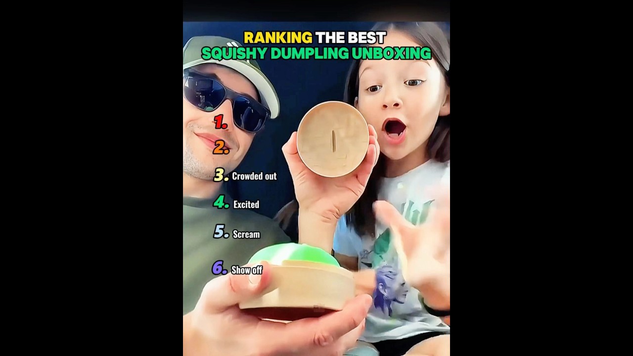 Ranking The Best Squishy Dumpling Unboxing#squishydumpling #squishy  #dumplings #unboxing  #shorts