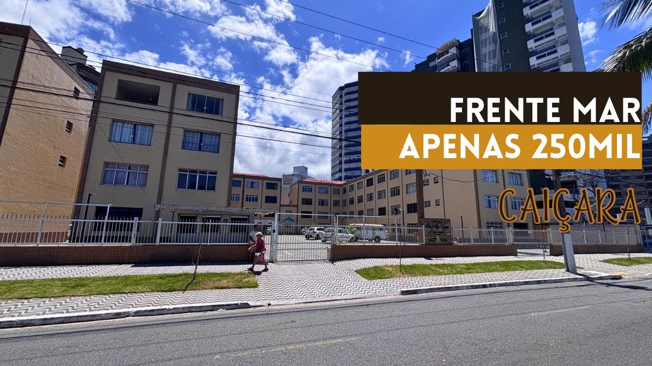 Apartamento Frente Mar Caiçara – Praia Grande | Mobiliado e Pronto