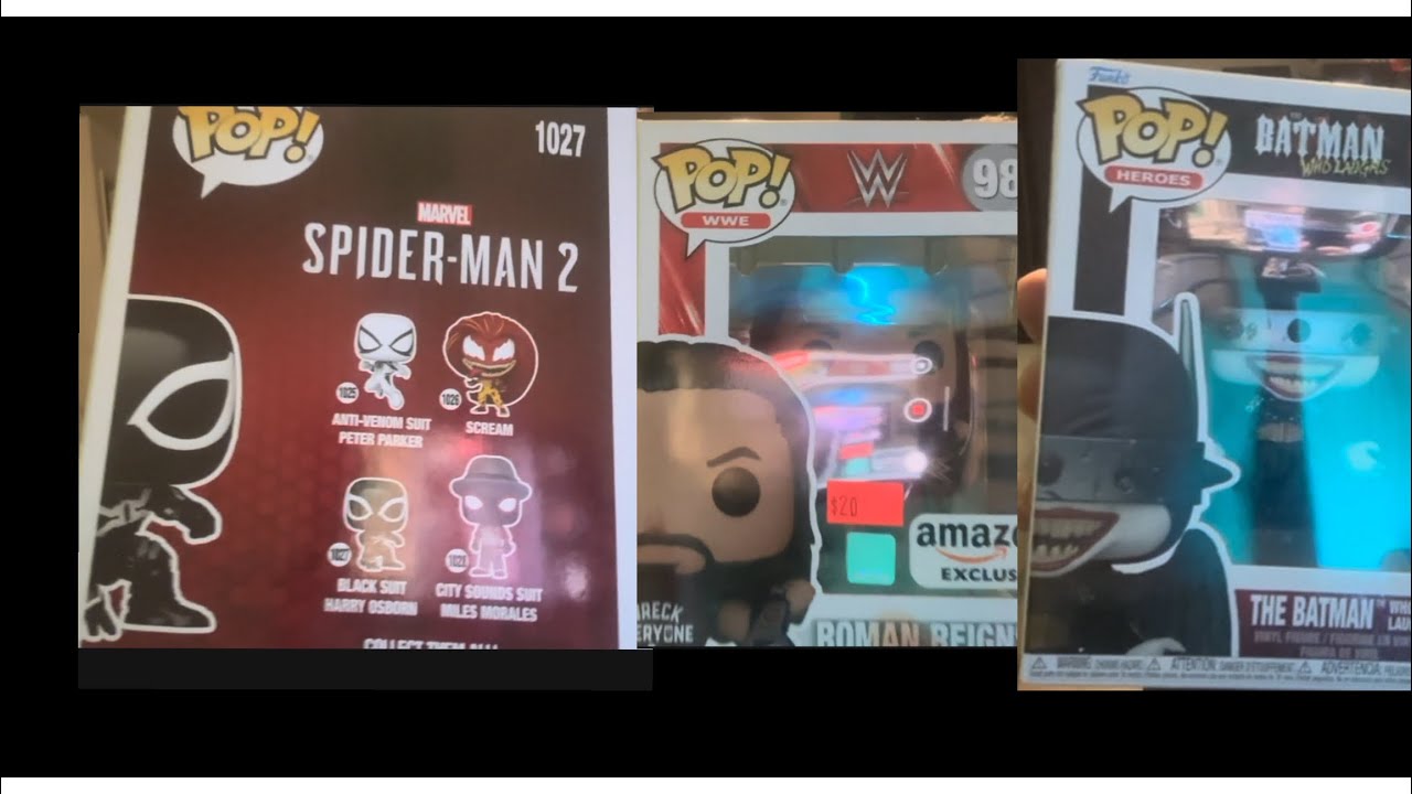 Masons very first funko pop review (the frightened three)