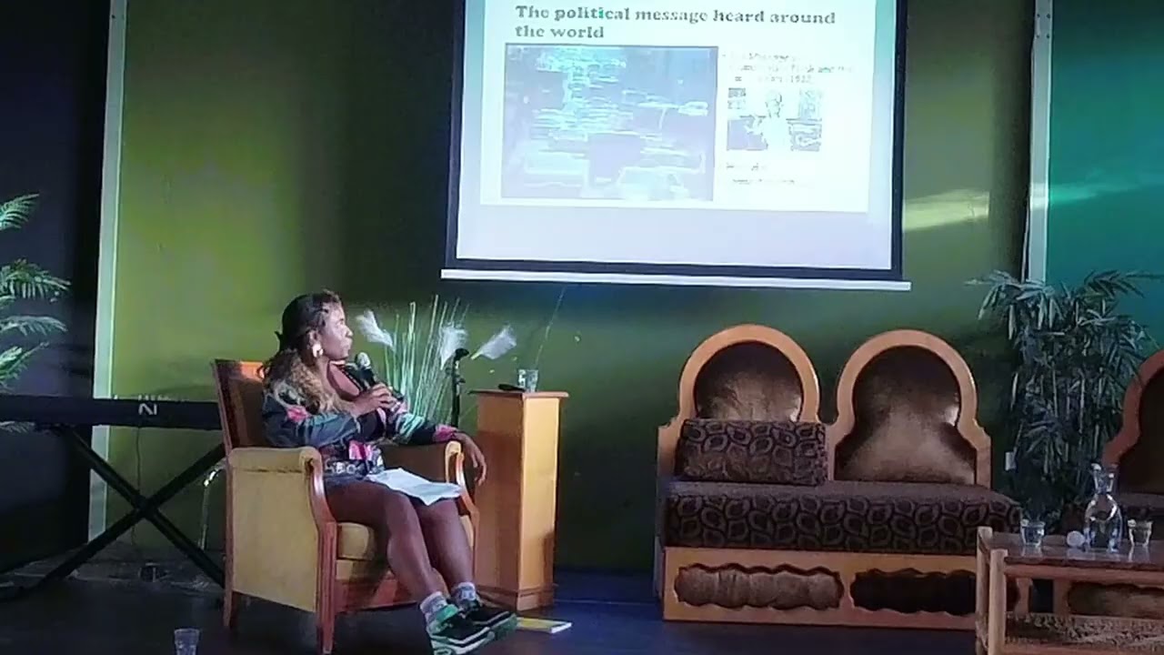 Hip Hop taking it this far! Kim Dankoor delivers a lecture on the history of Hip Hop culture! 