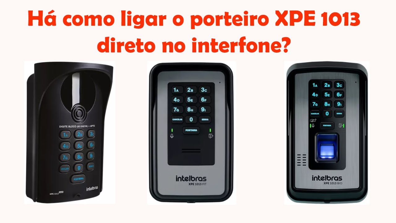 Como ligar o interfone no porteiro XPE 1013