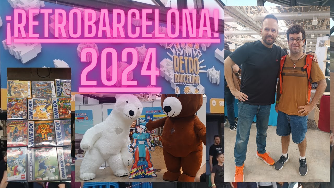 🎮¡Visitamos la RETROBARCELONA 2024!🎮😱¡Qué locura de evento!😱 #videojuegos #videogames #retrogaming