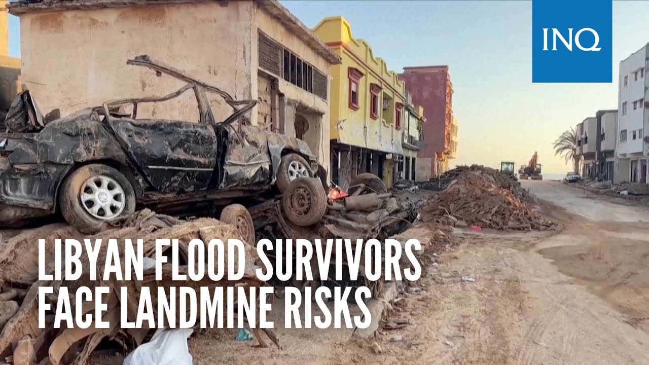 Libyan flood survivors face landmine risks