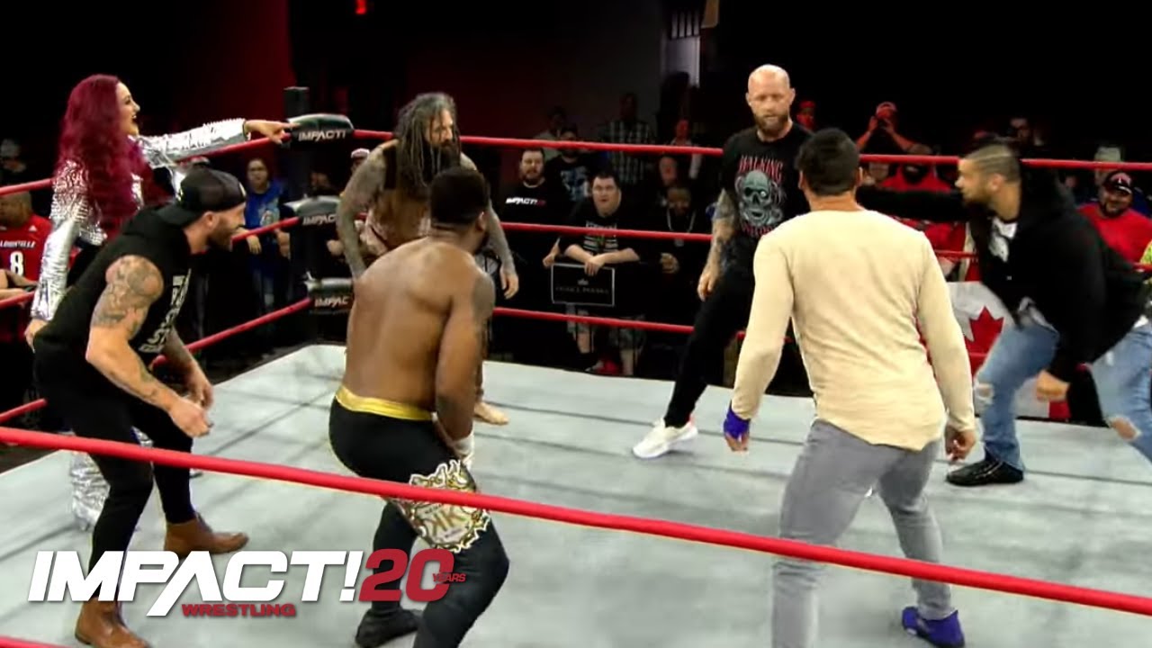“I’LL FIGHT YOU ALL!” | Josh ALEXANDER surrounded by HONOR NO MORE | IMPACT! March 10, 2022