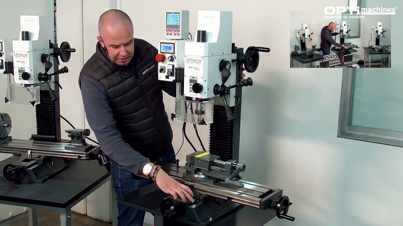 Gamme fraiseuse BF20 Vario (version courte)