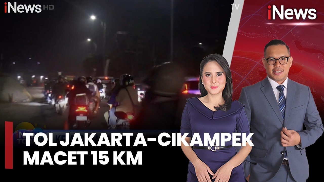 Arus Mudik Tol Jakarta-Cikampek Macet 15 Km, Pemudik Beralih ke Jalur Arteri | iNews Today (19/03