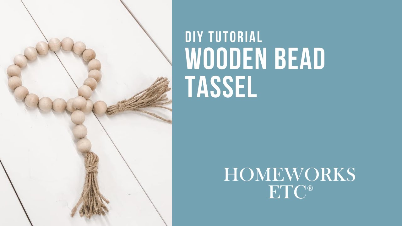 DIY Wooden Bead Tassel | DIY Tutorial