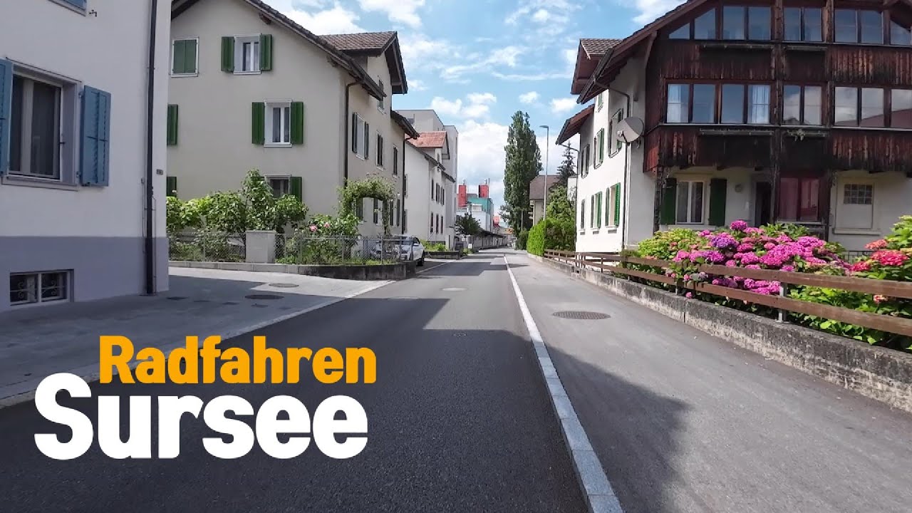 Cycling around the city of Sursee