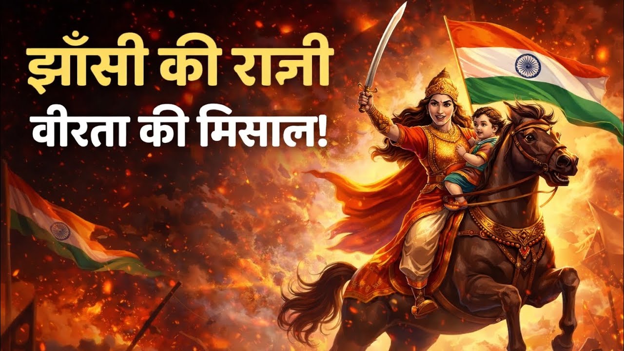 Jhansi Ki Rani Lakshmi Bai Amar Shaheed 🇮🇳 | Deshbhakti Song 