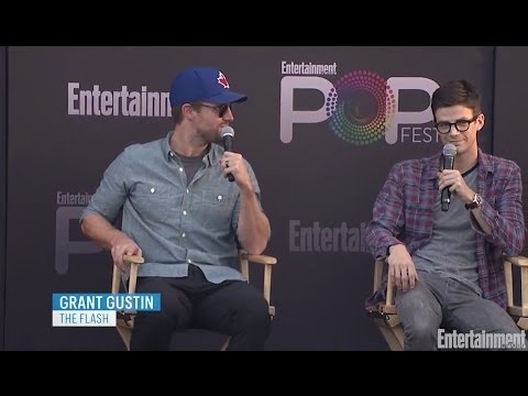 The Flash, Arrow, Supergirl, Legends CW Epic 4-Way Superhero Crossover Panel Interview EW PopFest