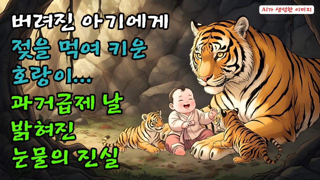 버려진 아기에게 젖을 먹여 키운 호랑이... 과거급제 날 밝혀진 눈물의 진실 (AI 기반 허구 이야기) |야담·민담·전설·설화·옛날이야기·야사·오디오북