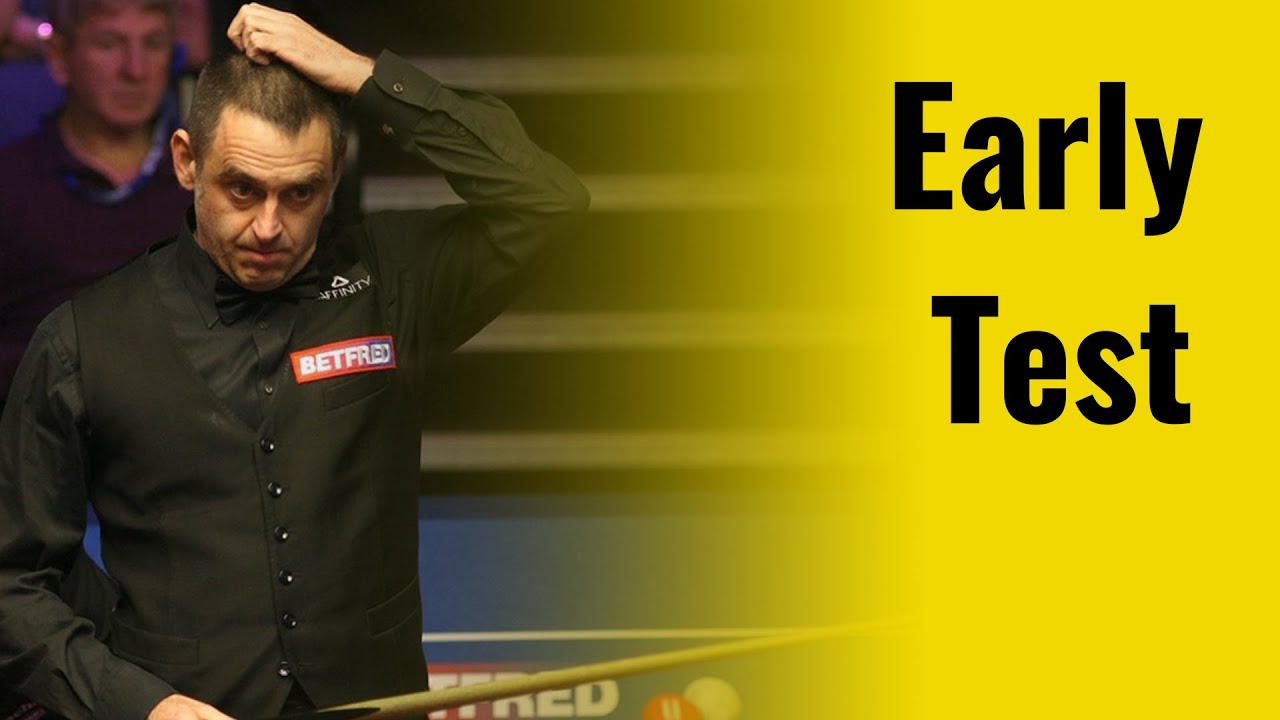 A Tough Start at the Crucible! Ronnie O’Sullivan Faces Early Pressure!