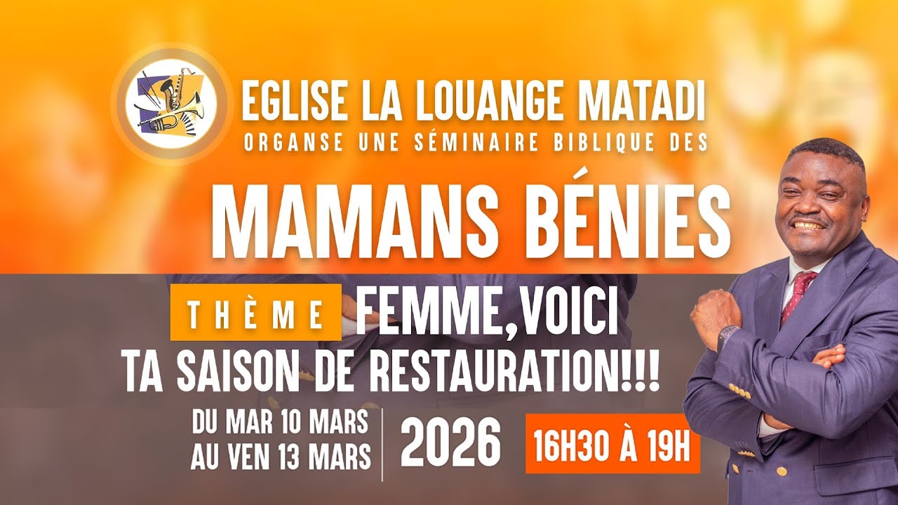 SÉMINAIRE DES MAMANS BÉNIES POOL Avec Rév Josué Coco Mapwata 