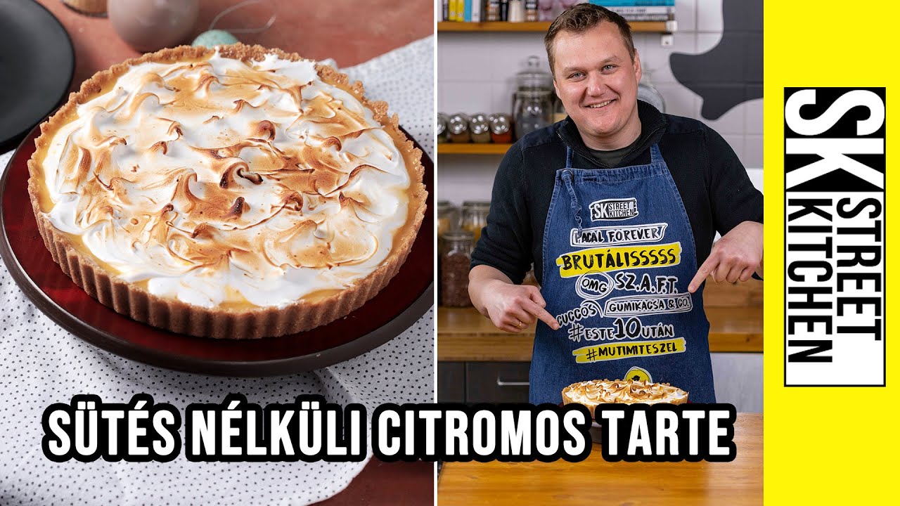 Sütés nélküli CITROMOS TARTE🍋💛