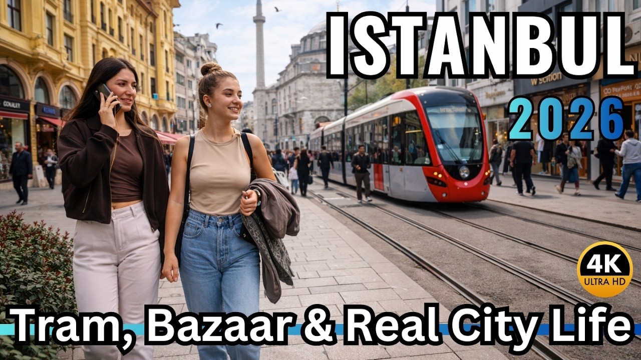 Istanbul Laleli Urban Observation | Tram Line & Bazaar Life