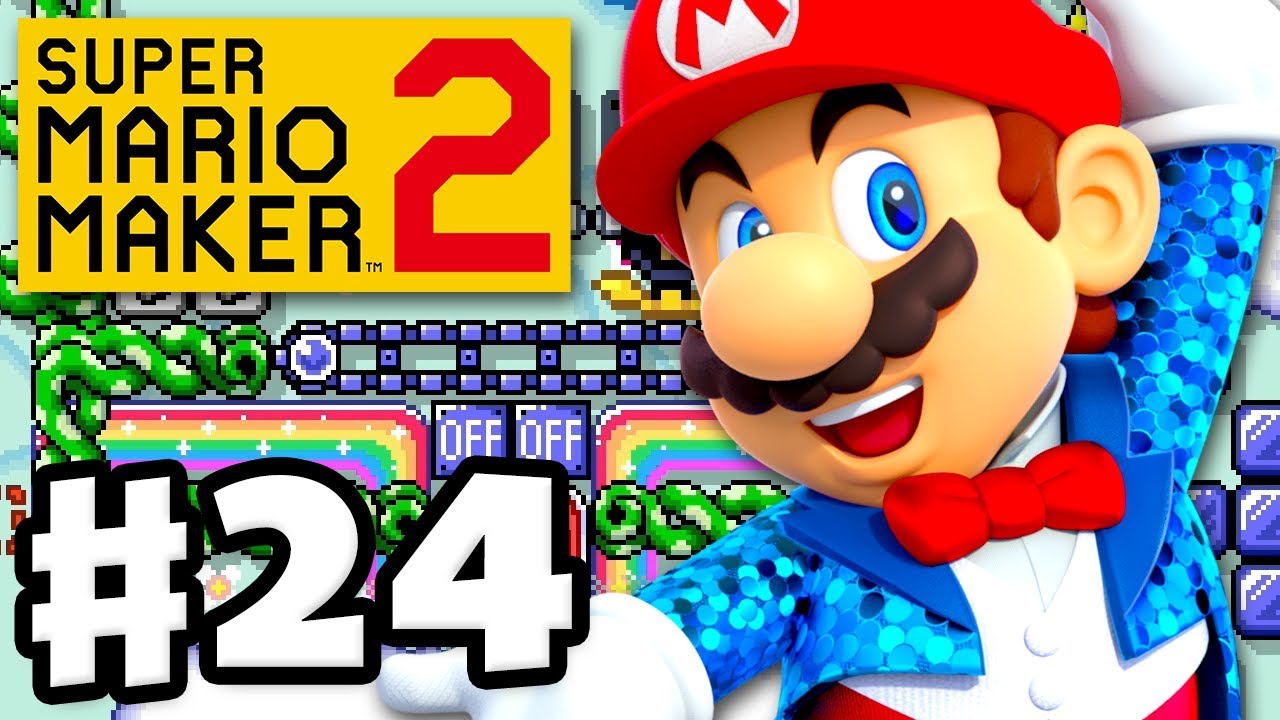Mario Arcade Games! - Super Mario Maker 2 - Gameplay Walkthrough Part 24