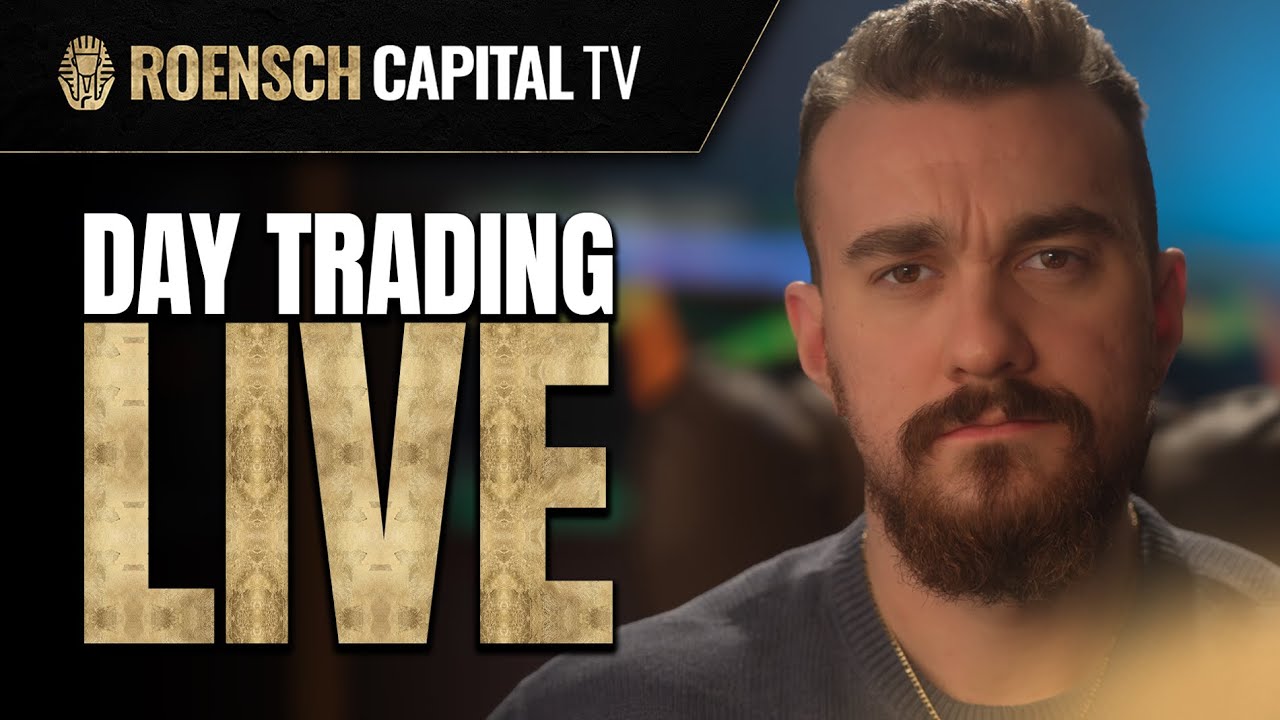 LIVE Day Trading! NASDAQ Futures! - Roensch Capital TV