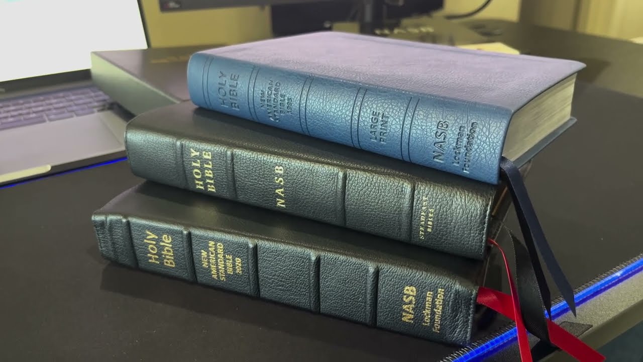 Comparison: NASB Large Print Compact with Steadfast Limited (1995) and Lockman Prime (2020)