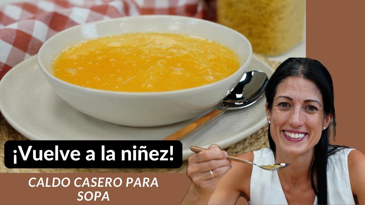 CALDO CASERO para sopa 😊