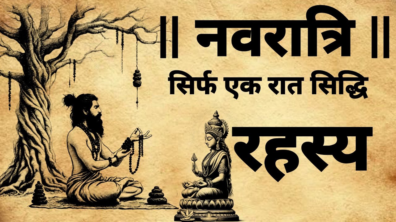 नवरात्रि साधना | सिर्फ एक रात में सिद्धि | साधना विधि |#durgamantra