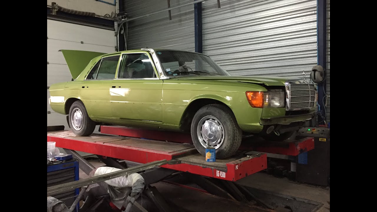 Restauration d’une Mercedes 280s de 1977