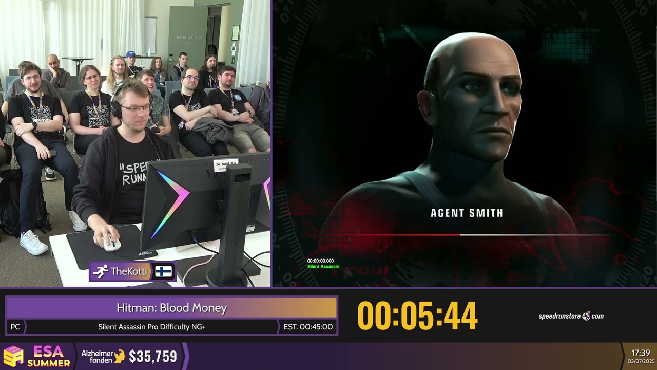 Hitman: Blood Money [Silent Assassin Pro, сложность NG+] от TheKotti - #ESASummer25