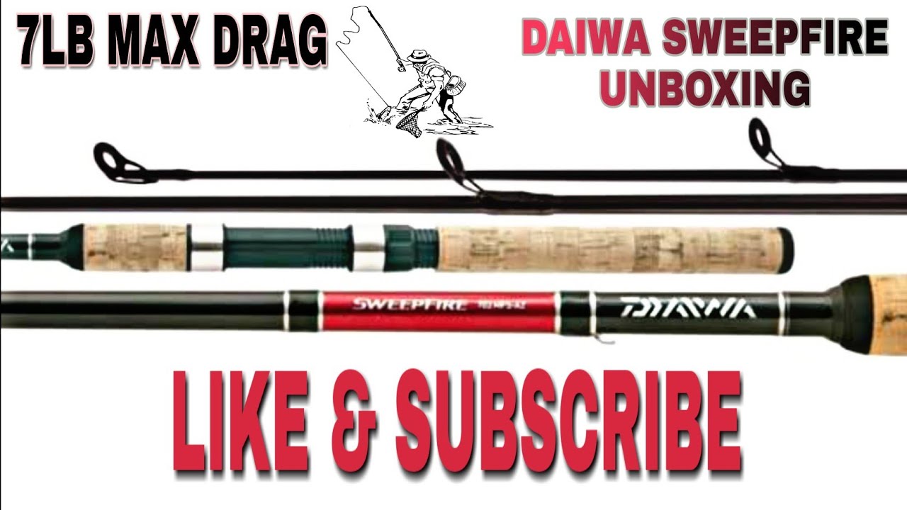 DAIWA SWEEPFIRE 7FT UNBOXING