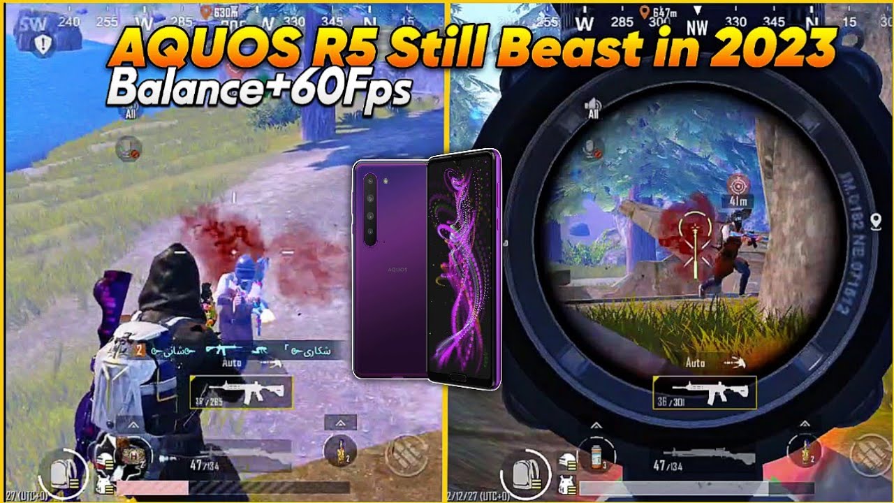 AQUOS R5 Still Beast Gaming Device For Pubg Players! | Aquos R5 5G Balance+60fps Livik Gameplay