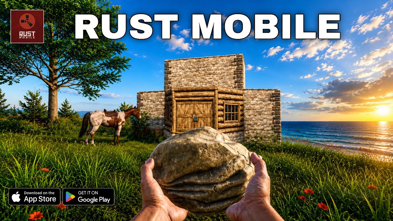 Rust Mobile Beta Test Gameplay | First Look (Android & iOS) 