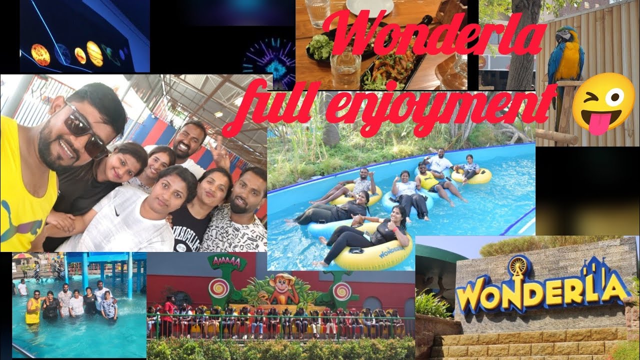 Wonderla full enjoyment 😜