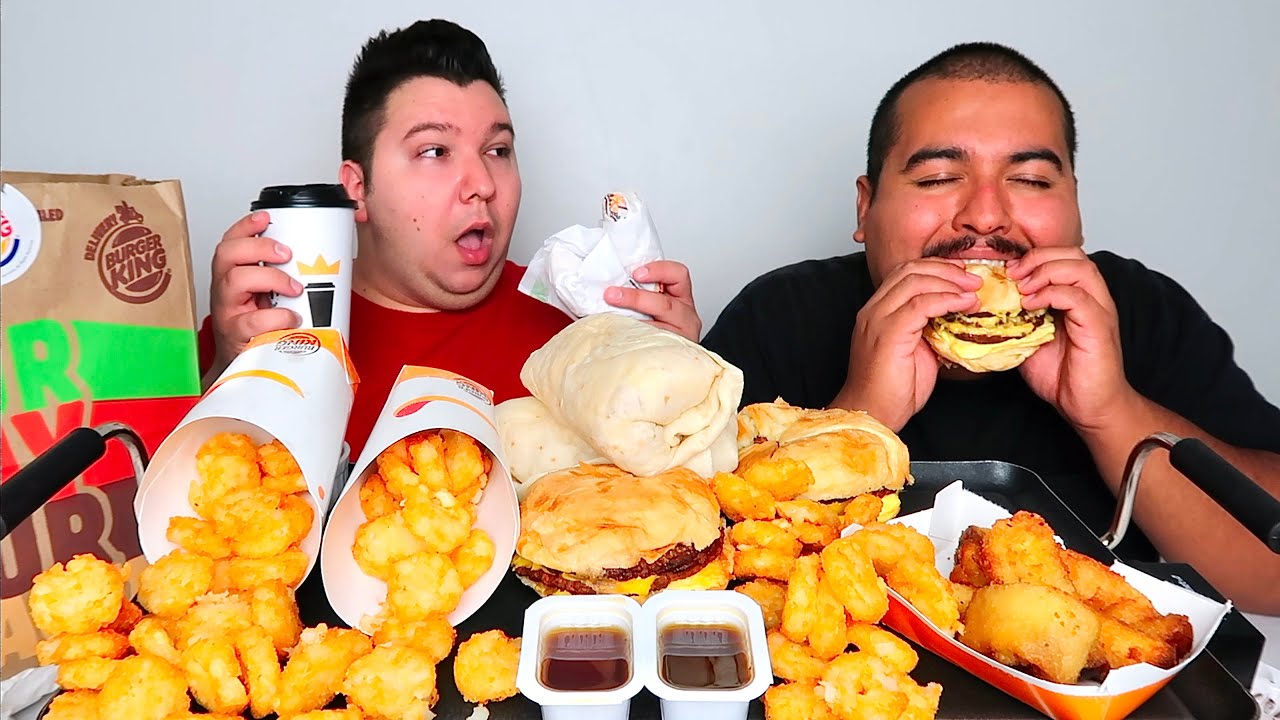 Orlin's First Time Trying Burger King • MUKBANG