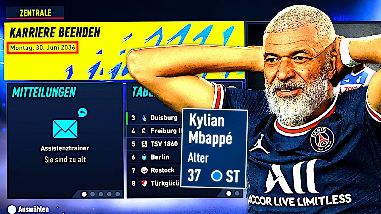 WIE ENDET DER FIFA 22 KARRIEREMODUS IM JAHR 2036 ??! 🔚😱 Alle Top Spieler Vereine Ligen