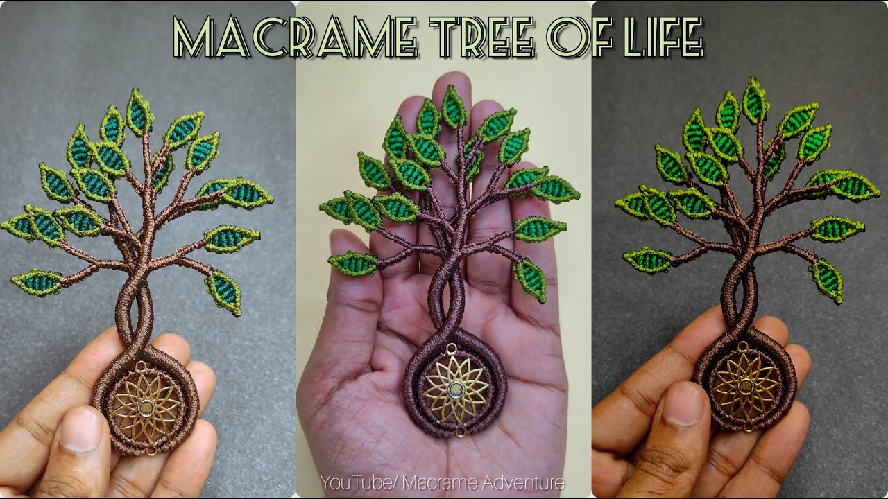 DIY Handmade Macrame Tree of Life | Best gift for your love ones