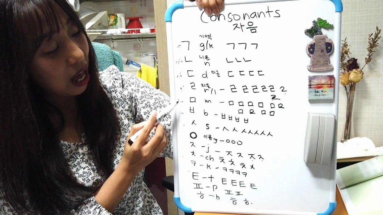 KOREAN CLASS in FILIPINO! Writing the Korean Alphabet [Part 2]