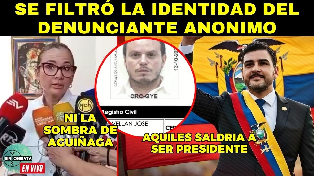 FILTRAN LA IDENTIDAD DEL DENUNCIANTE ANONIMO / AQUILES APRESADO PORQUE IBA A SER PRESIDENTE