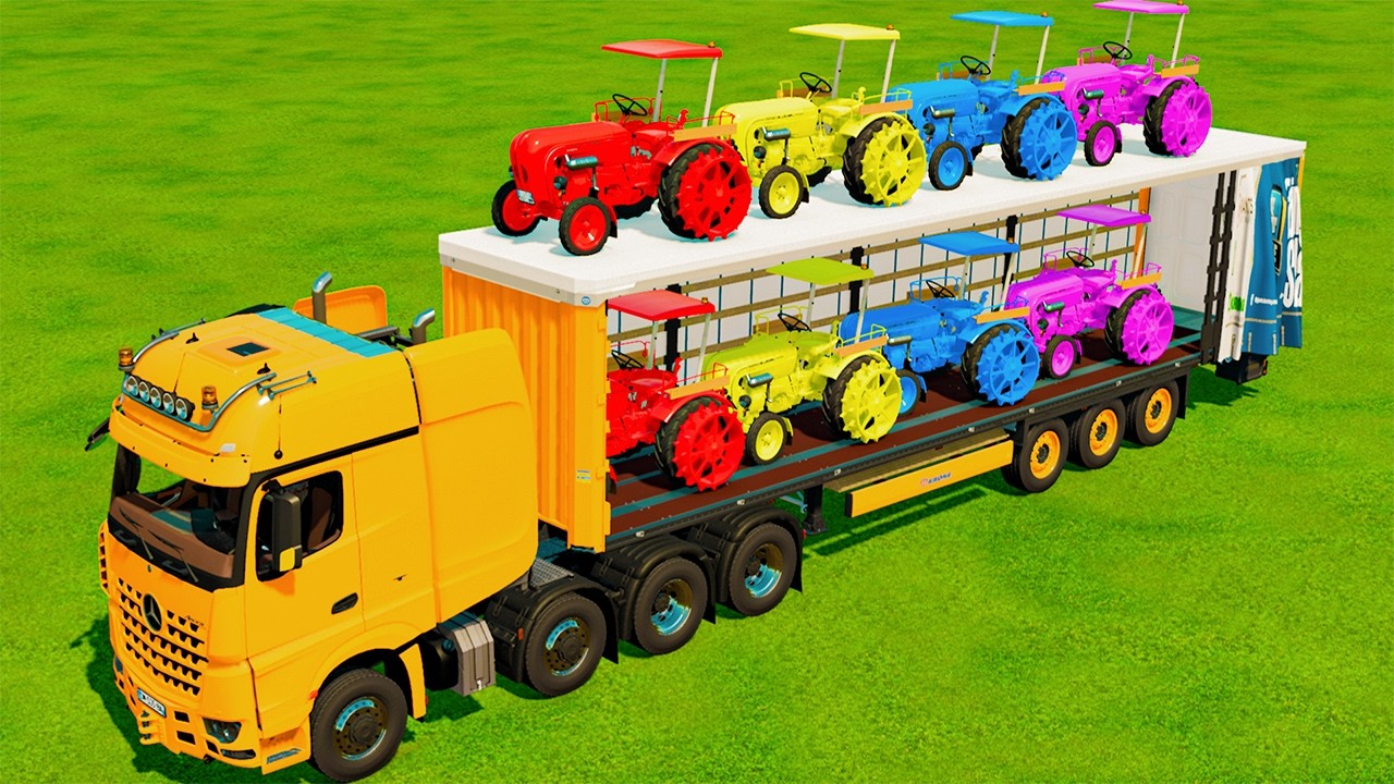 TRANSPORTING JOB Gone Wrong? Mini Tractors Put OLD STONE GARAGE - Farming Simulator 22