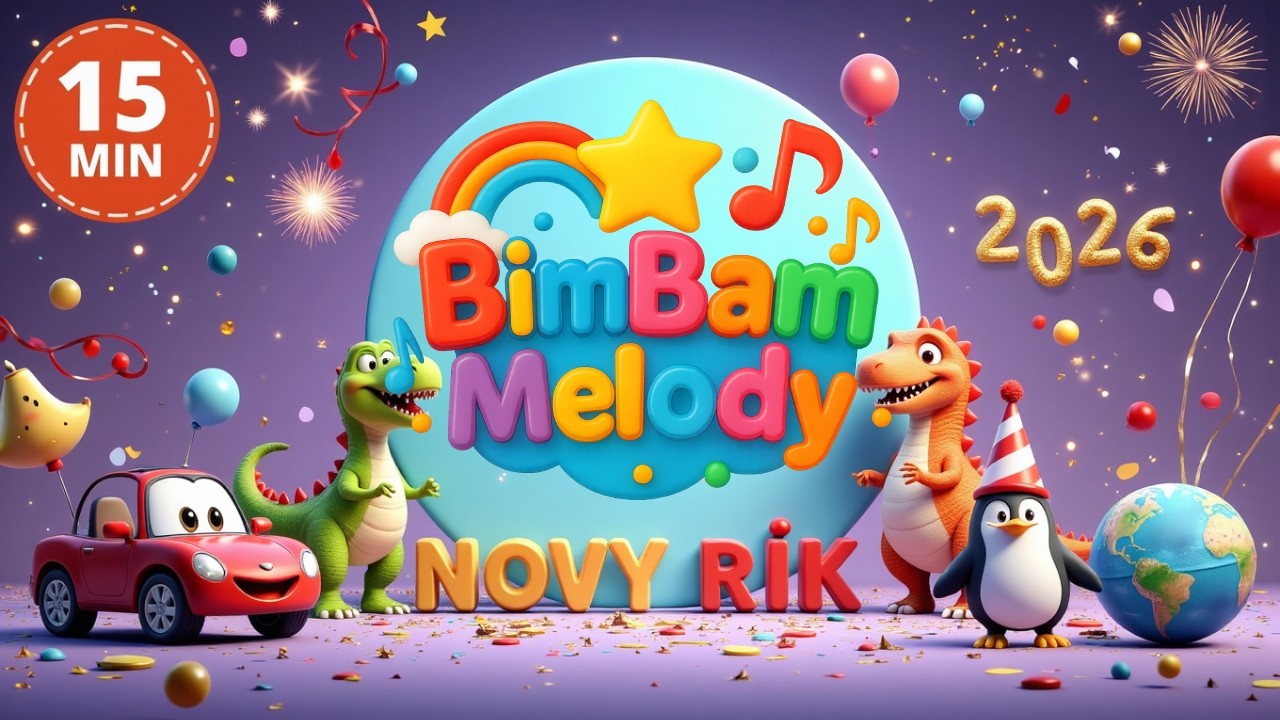 З Новим Роком 2026! 🥳 Музичний Мікс для Малечі (15 min)| BimBam Melody