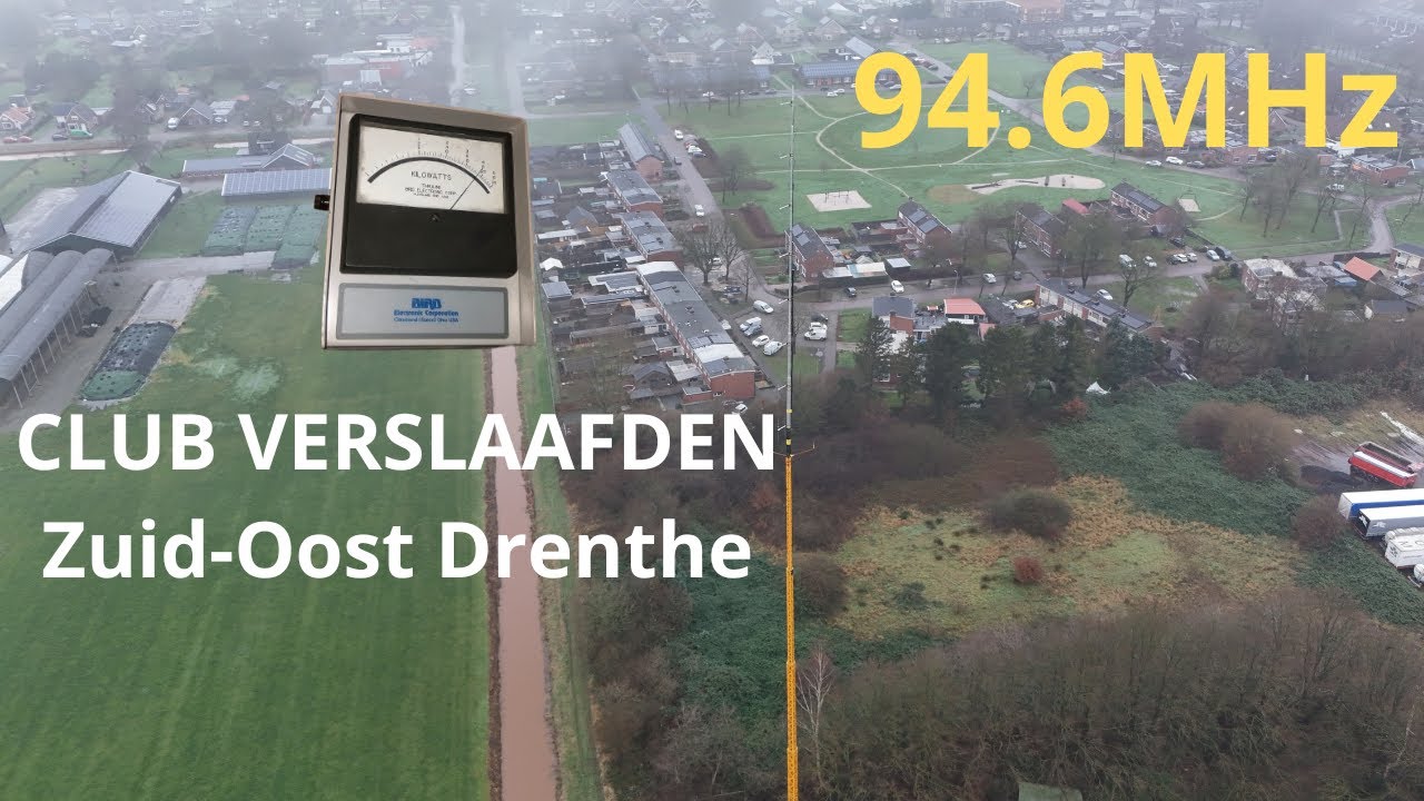 Dronebeelden Zendmast Club Verslaafden Zuid-Oost Drenthe | Kerstuitzending 2024 | #geheimezender