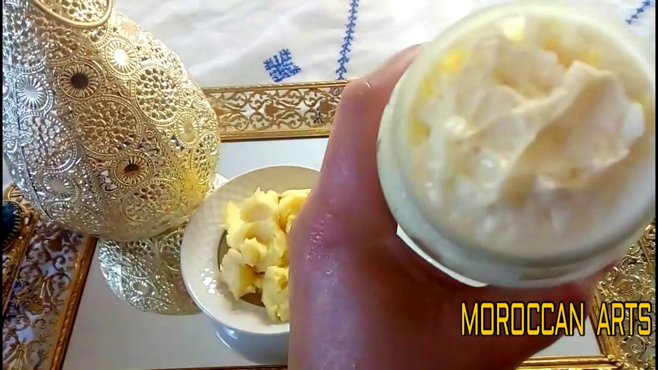 السمن المغربي بطريقة امي  ساهل وناجح How to make Ghee/Smen - butter oil