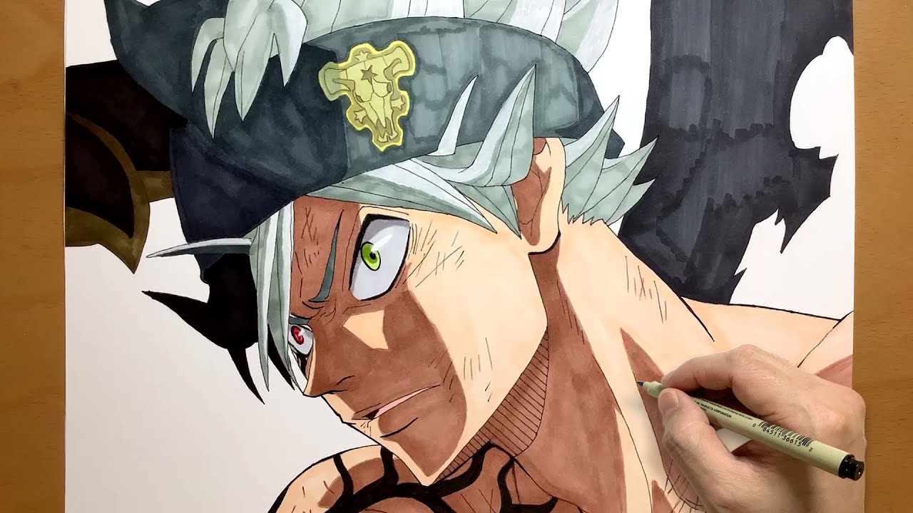 How to Draw Asta from Black Clover | step by step | Black Clover | draw anime
