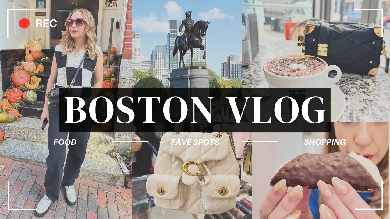 TRAVEL DIARIES: FALL IN BOSTON 🍂☕  My favorite spots, food, shopping and hidden gems