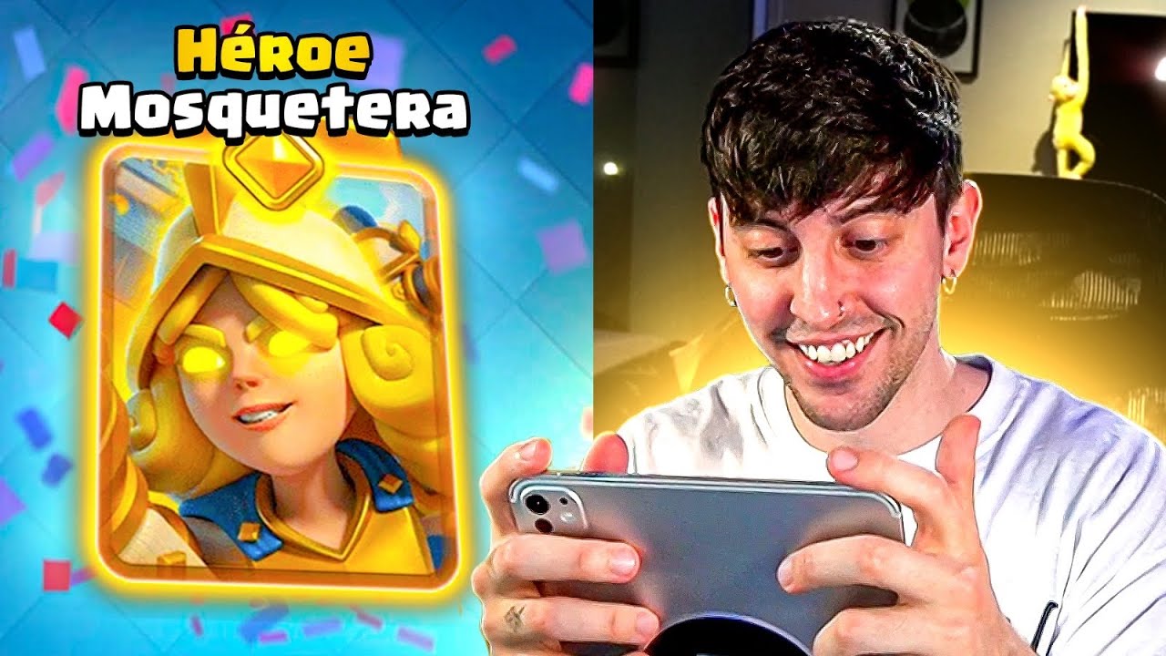 La Mosquetera Héroe Rompió Clash Royale?? 🤯