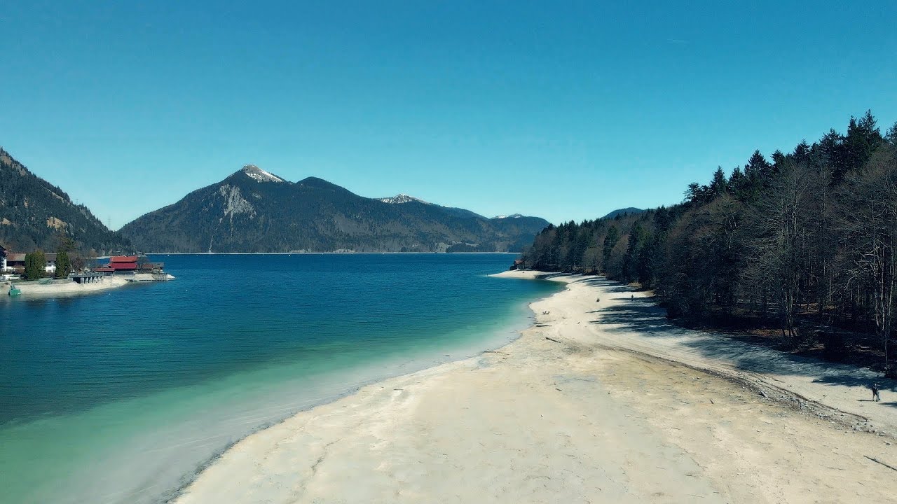 beautiful places in Bavaria ----- Walchensee THE BAVARIA CARIBIC DREAM (4K)